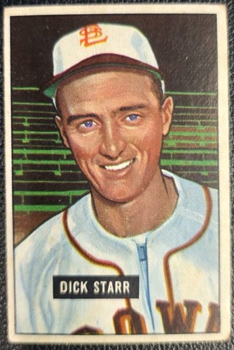1951 bowman dick starr 137 - starr, #137