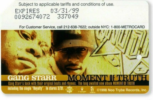 Gang starr moment - moment, truth