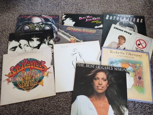 Rock vinyl lps you - $5,